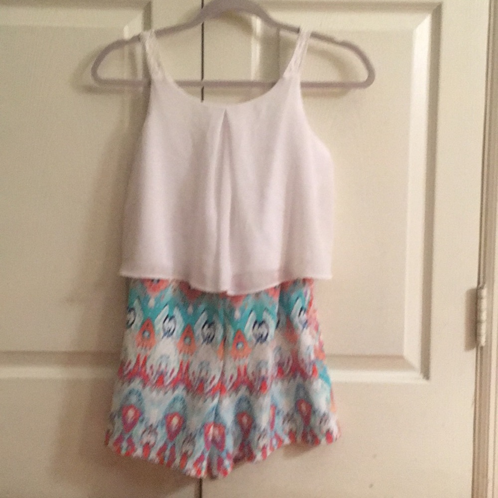 Cute patterned romper